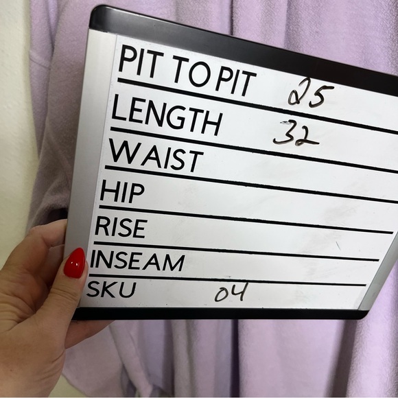 Free People Ruby ethereal Lavender Jacket sz L shirt shacket pastel lilac cozy - Picture 9 of 10